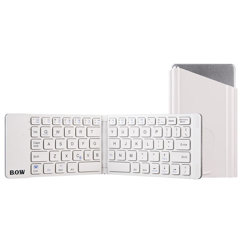 Foldable Bluetooth Keyboard | Wireless | Quiet Keys | Touchpad | Business & Travel | Keyboard Only & Keyboard + Mouse | 2 Colours