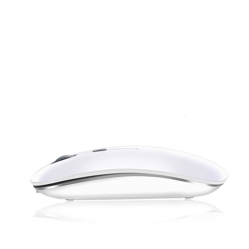 Rechargeable Wireless Bluetooth Mouse | 1600 DPI | 3-Speed | 4 Buttons | Laptop & iPad | Black & White