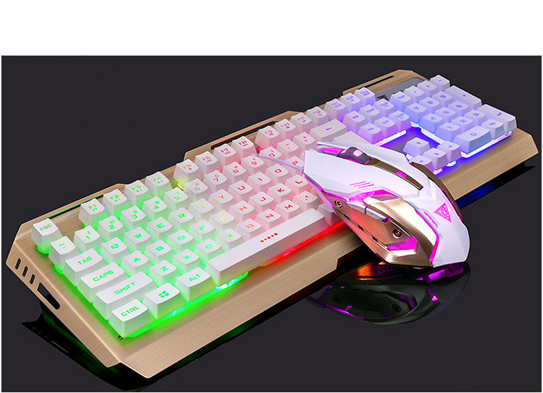 Wired RGB Backlit Gaming Keyboard & Mouse Combo | 3200 DPI | USB | Notebook & Desktop | 3 Lighting Modes