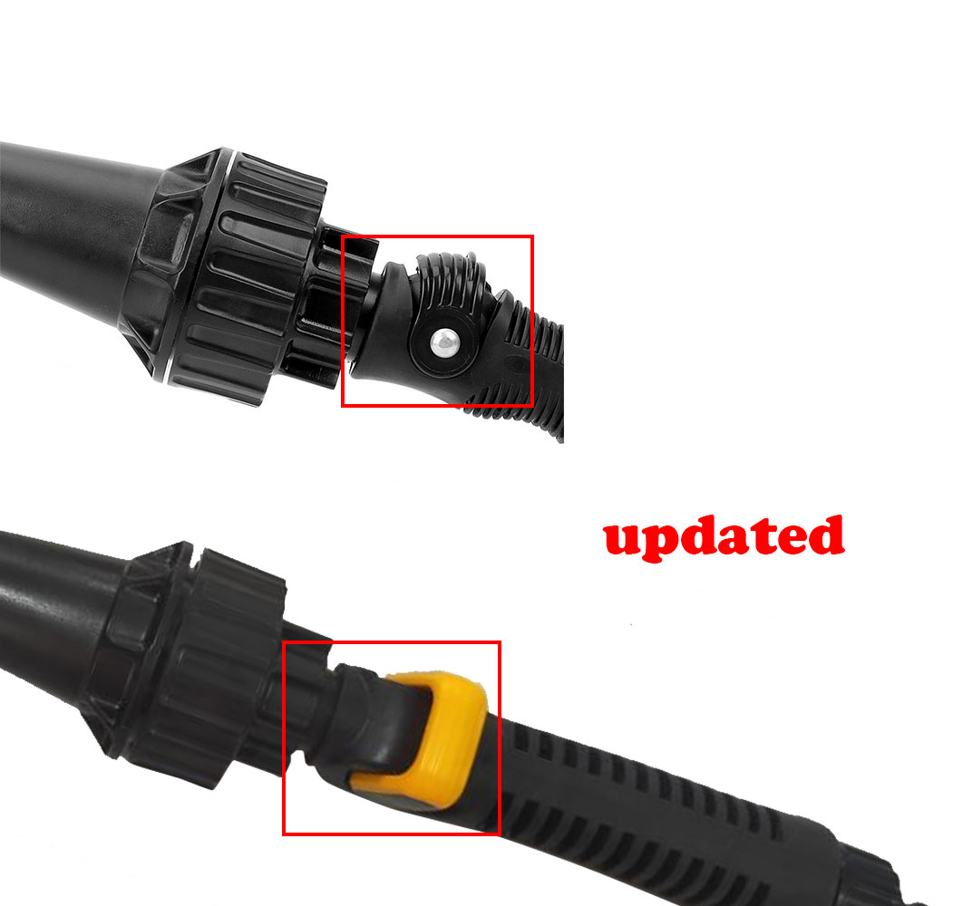 Water-Driven Rotating Cleaning Brush | No Battery | Hose & Pressure Washer Compatible | All Parts Removable | Car Tyres, BBQ, Furniture & More | Black | 1pc & 2pc