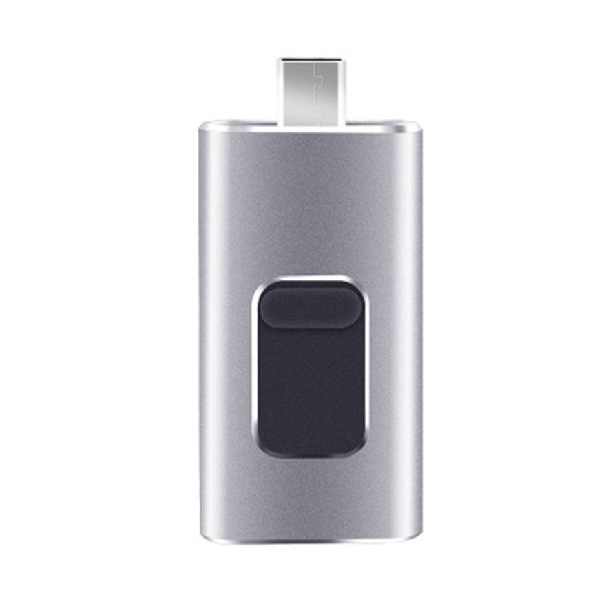 4-in-1 USB Flash Drive | Lightning + Micro USB + Type-C + USB-A | 8GB–1TB | 4 Colours | iPhone & Android
