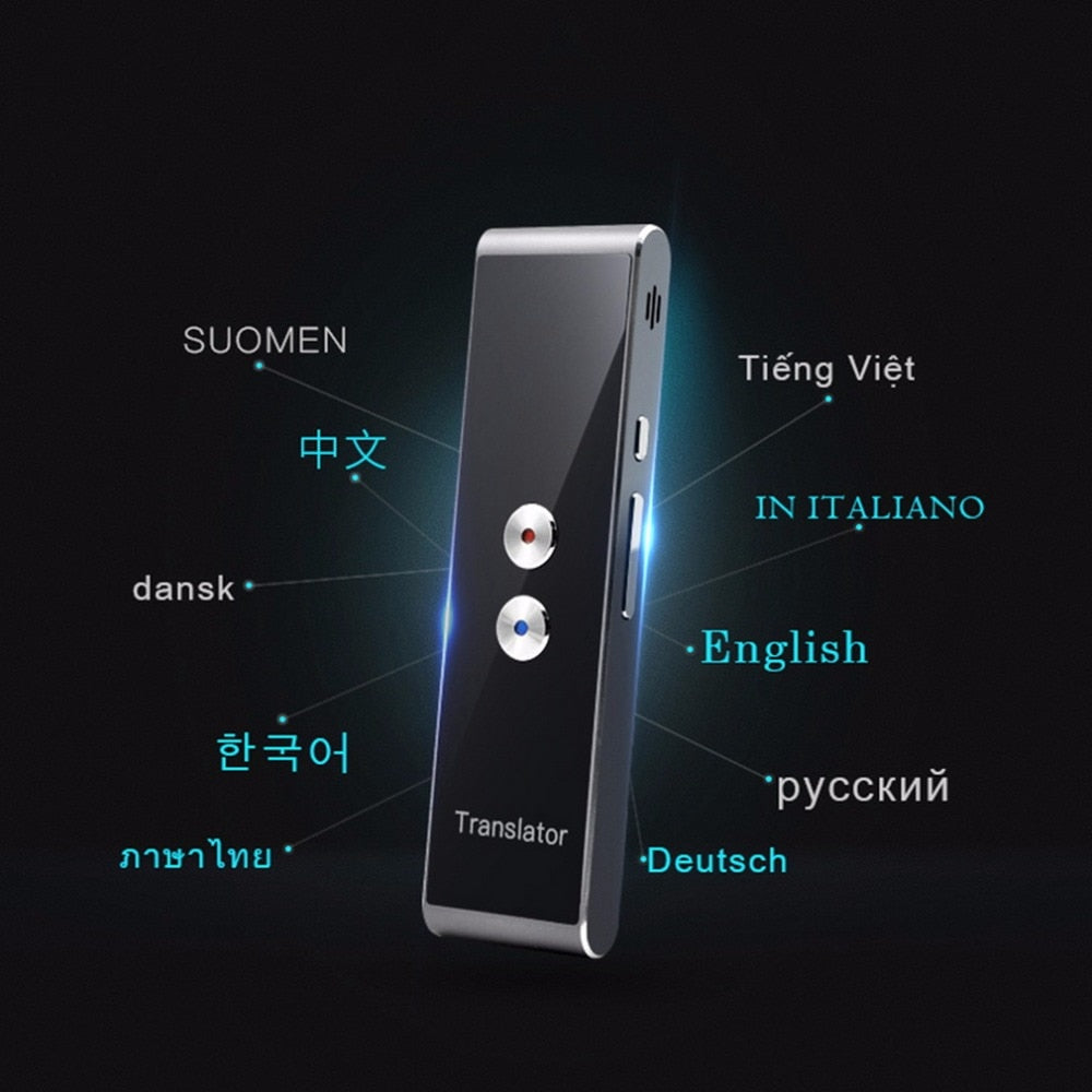 Bluetooth Voice Translator Stick | 30+ Languages | Two-Way Real-Time | 750mAh | 10m Range | iOS & Android | iTranslate App