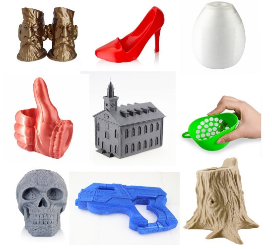 3D Printer Filament 1kg | ABS & PLA, 1.75mm & 3mm | 24 Colors | 100% Bubble-Free | Desktop Printers & 3D Pens