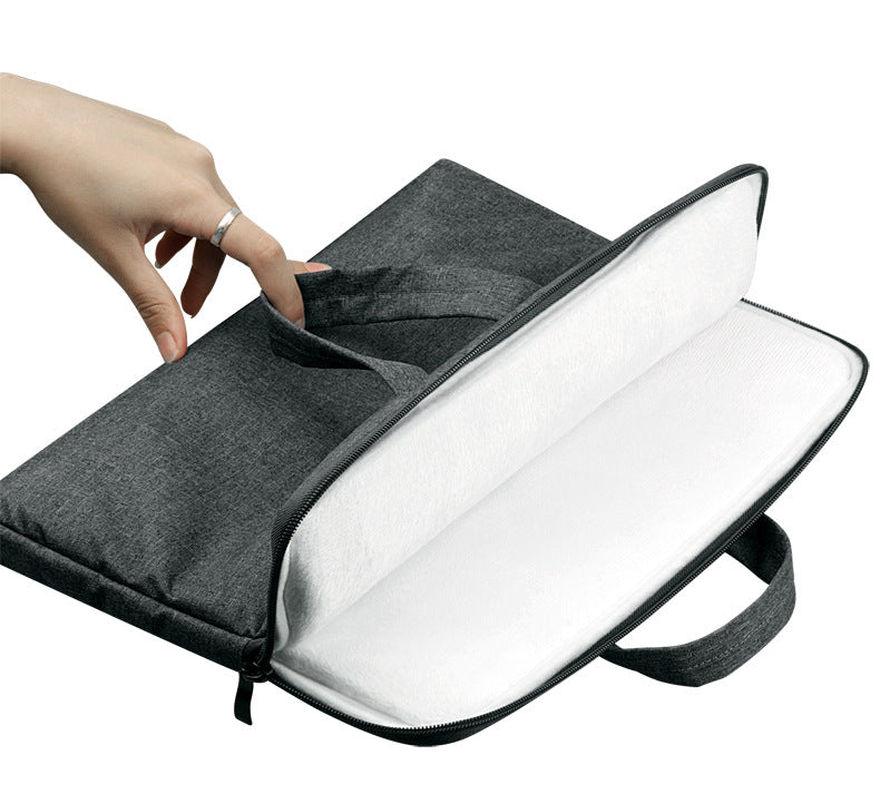 Suit Fabric Laptop Sleeve with Soft Handle | Space Cotton & Plush Lining | 11.6–15.6" | MacBook & Laptop | 6 Colours