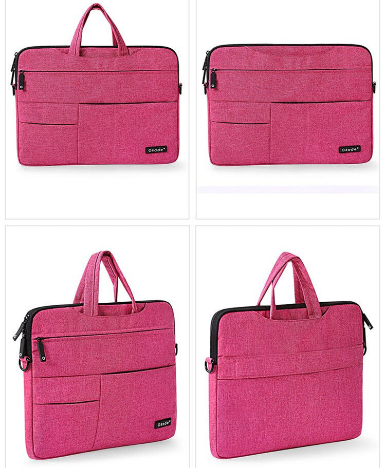 Burlap Laptop Shoulder Bag | 11", 13", 15" | Waterproof, Shockproof | OL Commute | 6 Colors