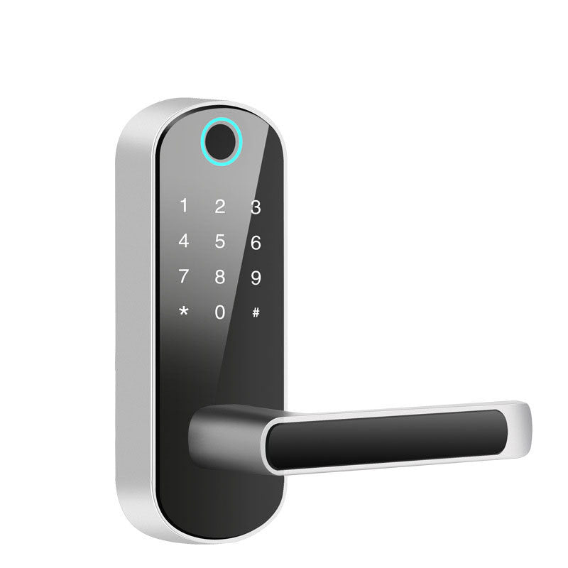 Smart Bluetooth Fingerprint Door Lock | 200 Fingerprints | <1.5s Scan | 90,000 Cycles | -20°C to 65°C | Wooden & Office Doors | Black & Silver | WiFi Gateway Option