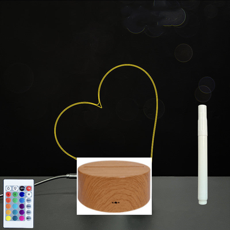 LED Acrylic Handwriting Message Board | 3W 5V USB | Touch & Remote | 16 Designs | Acrylic + ABS | Erasable Pen Included