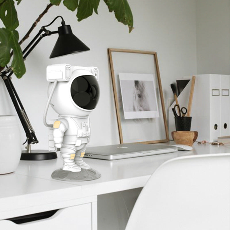 Astronaut Galaxy Starry Sky Projector Lamp | 5W | Nebula & Stars | Remote | 40/90min Timer | USB, APP & Rechargeable | 245×123×115mm | Bedroom & Kids Room