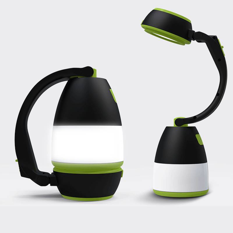 7-in-1 Multifunctional LED Camping Lantern | 5W | 350 Lumens | 100–200m Range | IPX45 | 5–8hr | USB Rechargeable | Power Bank | Black Green, Blue & Red
