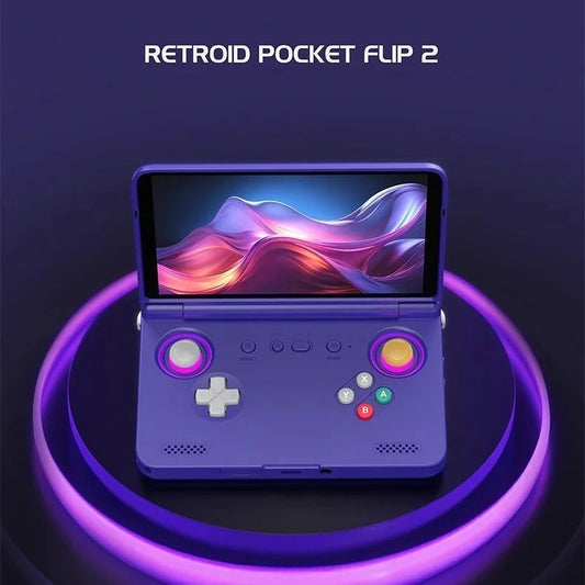 Retroid Pocket Flip2 – SD865, 5.5" OLED Flip Screen Android Handheld Game Console