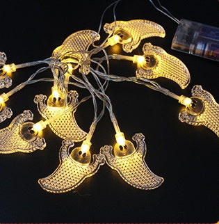 Halloween LED String Lights | 1.2M | 10 LEDs | Battery Powered | Waterproof | White, Warm White & 4 Colours | 9 Pendant Designs | Indoor & Outdoor