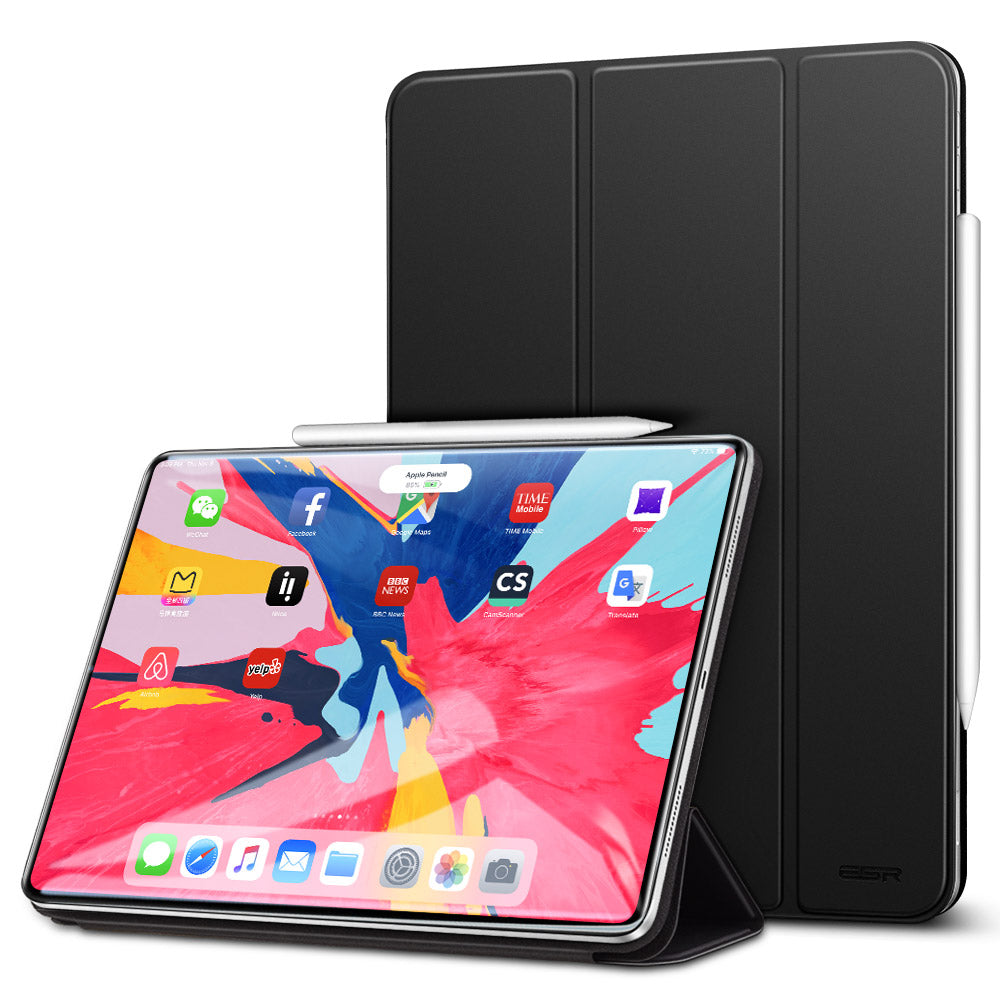 Magnetic Smart Case for iPad Pro 11" & 12.9" | Tri-Fold Stand | Auto Sleep/Wake | Apple Pencil Compatible