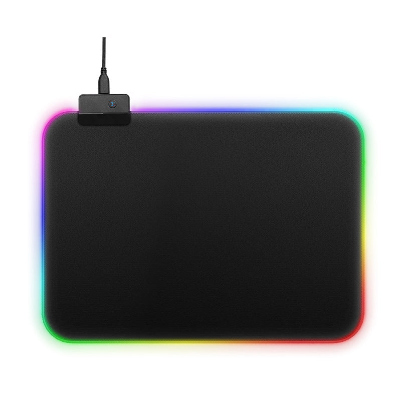 RGB LED Gaming Mouse Pad | 11 Lighting Modes | Anti-Slip Rubber Base | Micro-Textured Surface | USB Powered | 350–900mm Sizes | Wired & Wireless Charging