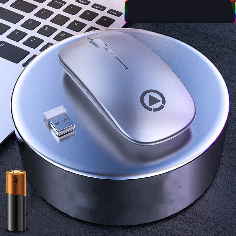 Ultra-Thin Wireless Mouse | 2.4GHz & Bluetooth 3-Mode | RGB | 1600 DPI | Rechargeable or Battery | 4 Colours