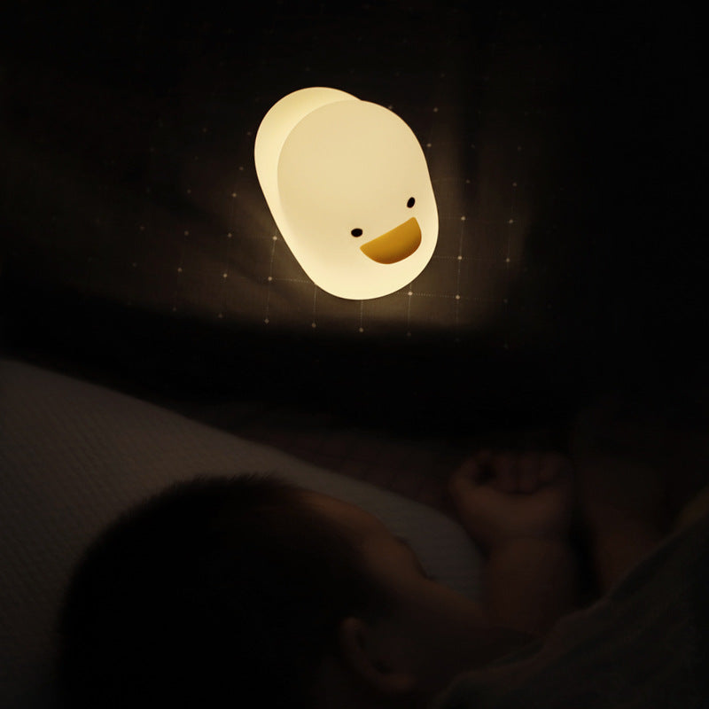 Cute Silicone Animal Night Light | ABS & Silicone | 1,200mAh | USB Rechargeable | 3W | 124×77×110mm | Dog & Warm Light | Kids Room, Bedroom & Bedside | Holiday Gift