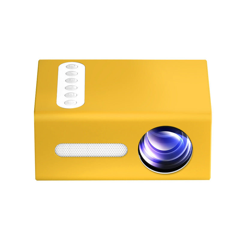 T300 Mini LED Projector | 1080P Input | 25 ANSI | 16–100” | HDMI/USB/AV | 4:3 & 16:9 | Manual Focus | Black, Blue & Yellow | AU/EU/UK/US