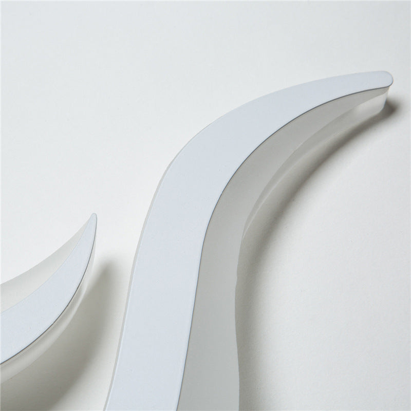 Flame LED Ceiling & Wall Light Fixture | 10W | 220V | Acrylic Shade | 310×155mm | Warm White, Neutral & Cool White | Matte White | Anti-Glare | Stairway, Corridor & Aisle | Modern Minimalist