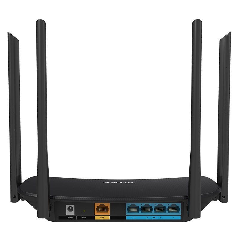 AC1200 Dual-Band WiFi Router | 1200Mbps | 2.4GHz & 5GHz | 4 LAN Ports | 100M & Gigabit Editions | Black & White