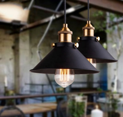 American Countryside Iron Chandelier | LED | Push Button | 22–36cm | 4W, 40W & Shade-Only | Porch, Dining Room, Living Room & Bedroom