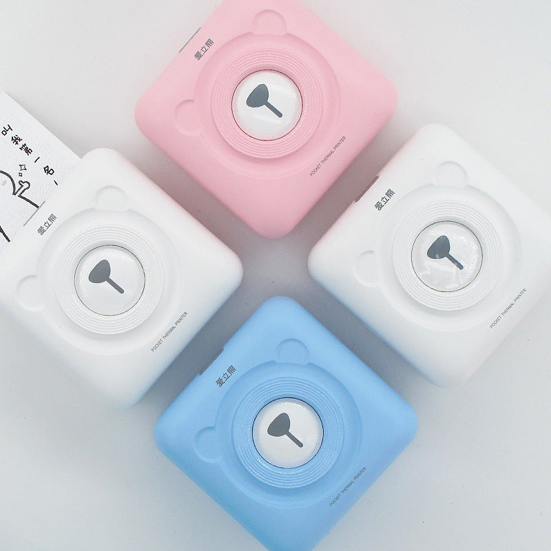 Portable Mini Thermal Label Printer | 203 & 304 DPI | Rechargeable | Thermal, Sticker & Label Paper | 5 Colours