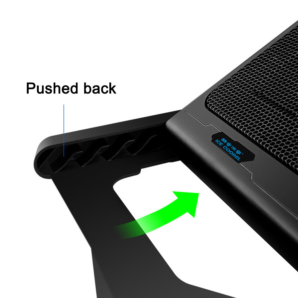 Laptop Cooling Pad | Metal Mesh | LCD Display | 6-Speed Control | Adjustable Stand | Air Cooling | 375×285mm | Normal, Luxury & Flagship