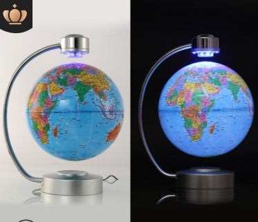 Magnetic Levitating Floating Globe | 6" & 8" | LED Glow & Standard Styles | Home, Office & Desk Decor | Premium Gift