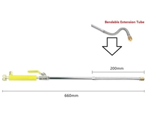 High-Pressure Garden & Car Wash Spray Gun | 25kg | 15m Range | Aluminium & Copper | TPR Grip | Multi-Colour & Bundle