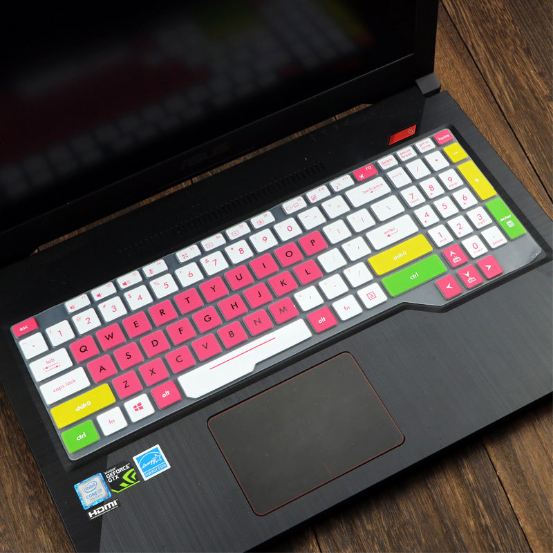 ASUS Laptop Keyboard Protective Cover Skin | Dust & Spill Proof | 15 Colours | Solid, Gradient, Translucent & Rainbow | Silicone Film