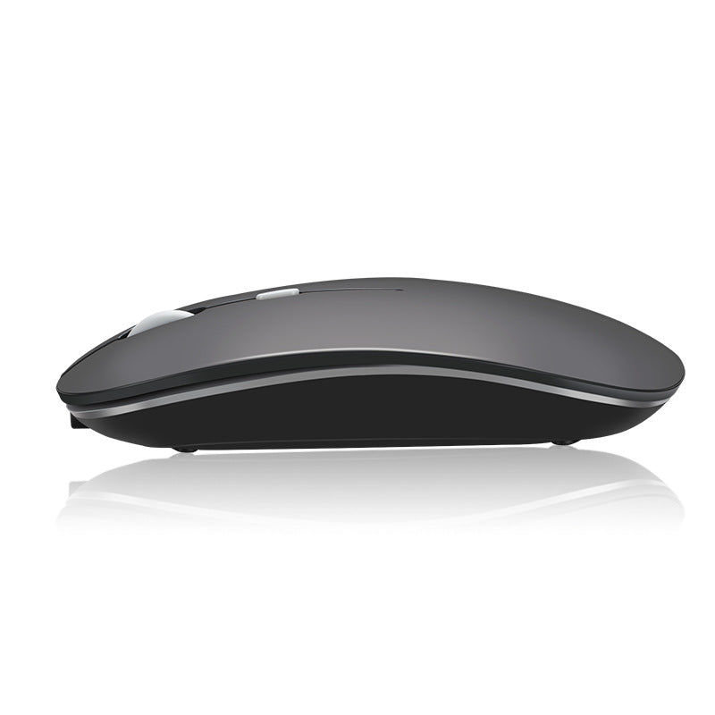 Rechargeable Wireless Bluetooth Mouse | 1600 DPI | 3-Speed | 4 Buttons | Laptop & iPad | Black & White