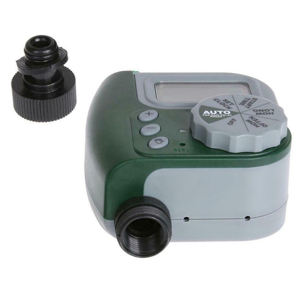 Smart LCD Automatic Garden Irrigation Timer | Rechargeable | 1–300 Min | 6hr–7 Day Cycle | Solenoid Valve | Hose Connector | AU, EU & US Plug
