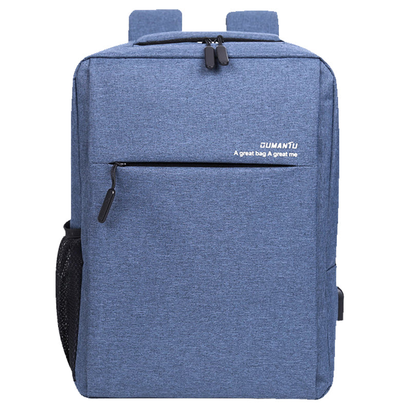 Waterproof Oxford Laptop Backpack with USB Charging Port | 41×31×14cm | 14” & 15.6” | 9 Colours | Shockproof | Travel & Business