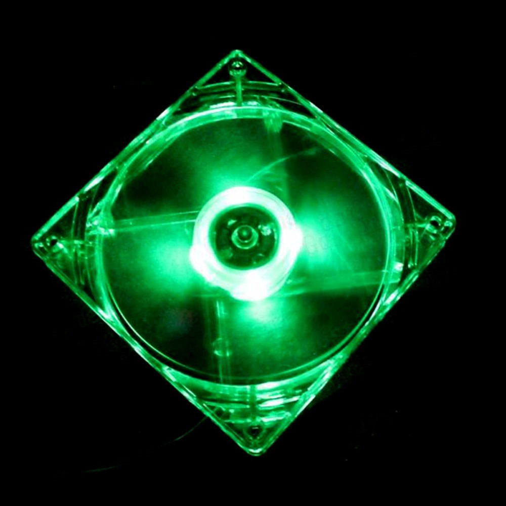 120mm PC Case Cooling Fan | 12V, 1100 RPM, 22 dB | LED Colors | Oil Bearing | 30,000hr Lifespan