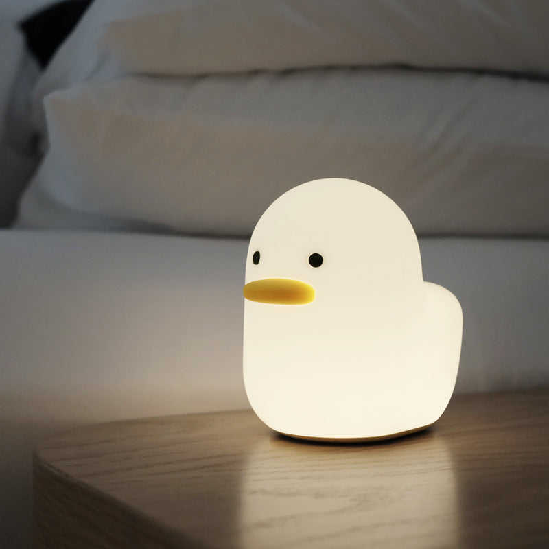 Cute Silicone Animal Night Light | ABS & Silicone | 1,200mAh | USB Rechargeable | 3W | 124×77×110mm | Dog & Warm Light | Kids Room, Bedroom & Bedside | Holiday Gift