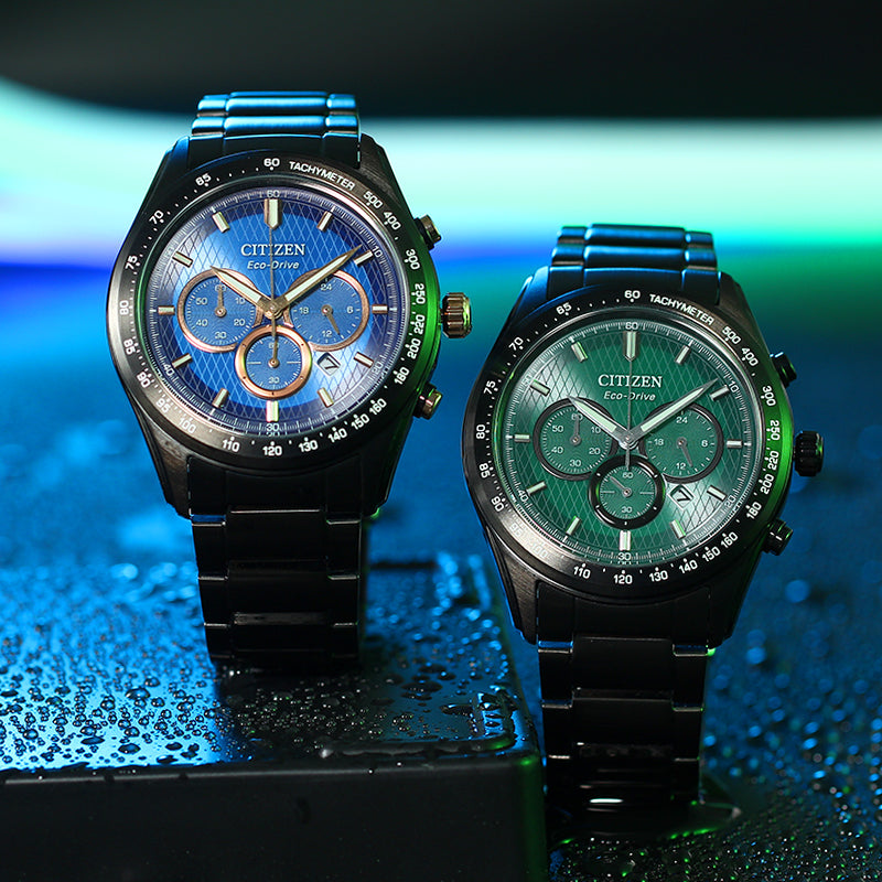 Eco-Drive Men's Solar Sport Watch | Quartz Movement & Stainless Steel Strap