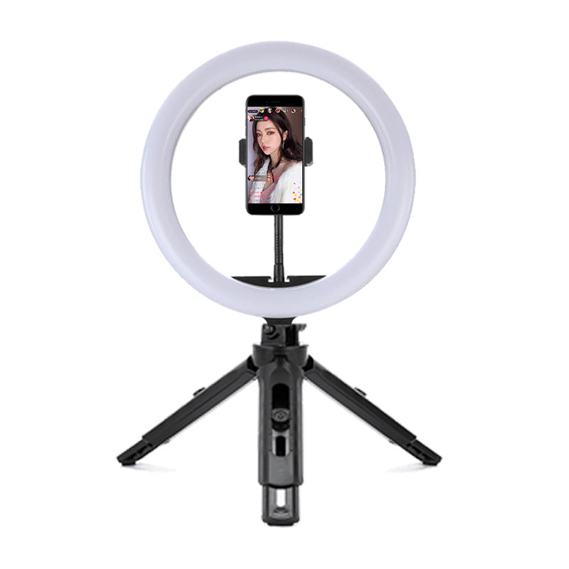 10-Inch Ring Light with 19cm Metal Bracket | Live Fill Light | Rotatable | Smartphone Compatible | Selfie & Streaming