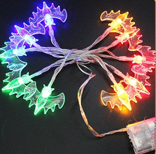 Halloween LED String Lights | 1.2M | 10 LEDs | Battery Powered | Waterproof | White, Warm White & 4 Colours | 9 Pendant Designs | Indoor & Outdoor