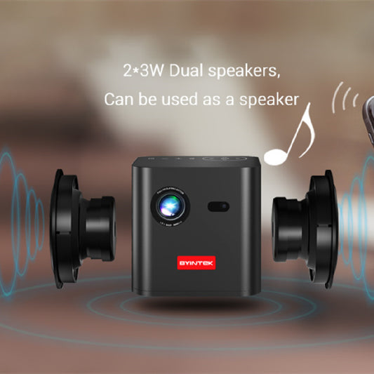 P19 Smart Mini DLP Projector | Android 9.0, 3D, 7800mAh, 200" Screen (AU/EU/UK/US)