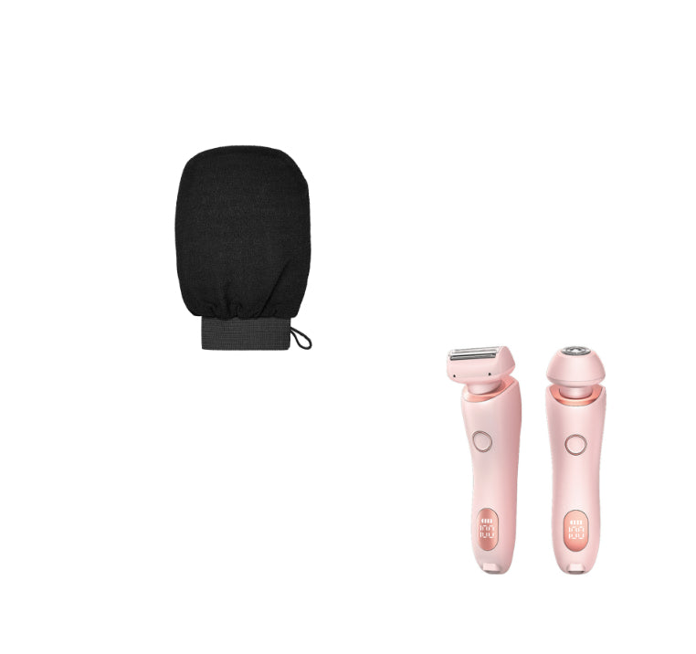 2-in-1 Women's Electric Shaver & Epilator | IPX7 Waterproof | USB Rechargeable | Full Body | Legs, Underarms & Bikini | Hypoallergenic | Wet & Dry | Pink & Blue