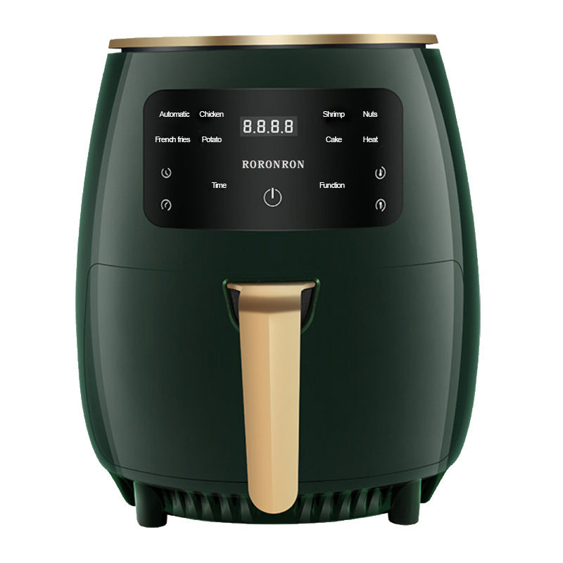 1400W Smart Touch Air Fryer | Stainless Steel | Touch Control | Auto Shut-Off | 305×305×345mm | EU & UK Plug | Black, Green & Red | Home Kitchen