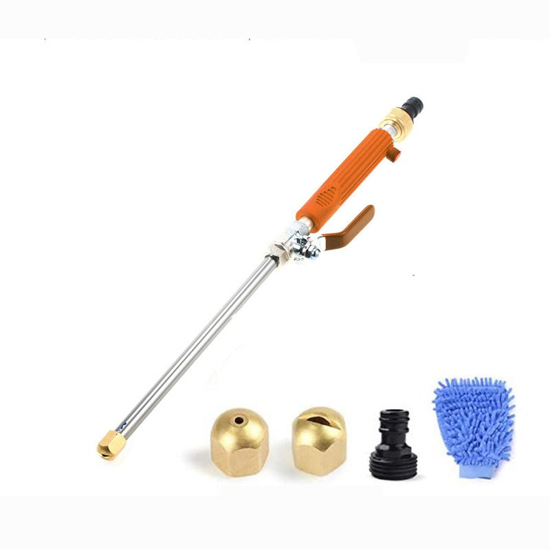 High-Pressure Garden & Car Wash Spray Gun | 25kg | 15m Range | Aluminium & Copper | TPR Grip | Multi-Colour & Bundle