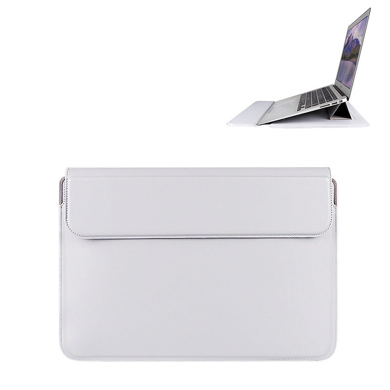 PU Leather Laptop Sleeve & Inner Bag | 13.3", 14.1", 15.4" | Multiple Colors | Bracket Style