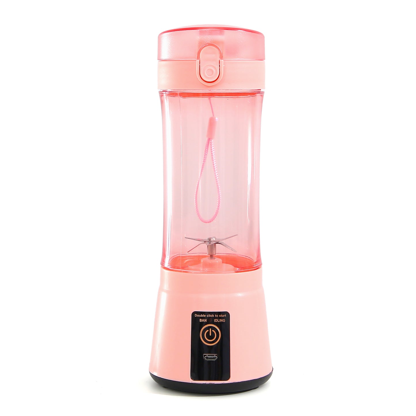380ml USB Rechargeable Portable Personal Blender | 2000mAh, Food-Grade PC, Dual Safety Protection, Blue, Green, Pink & Yellow