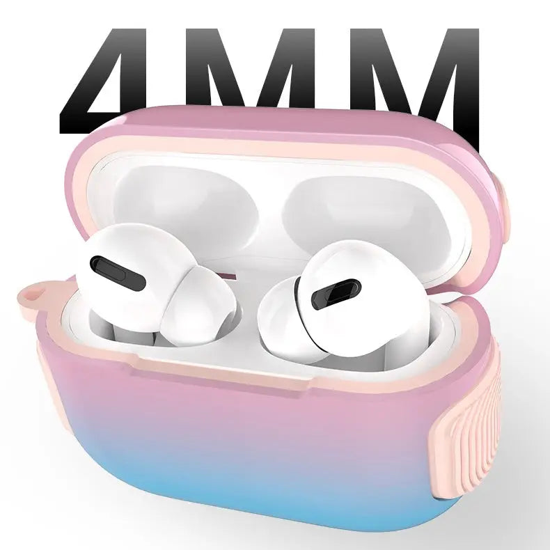 Anacotte Gradient Contrast AirPods Case – PC + Silicone Protective Cover | 6 Gradient Colors