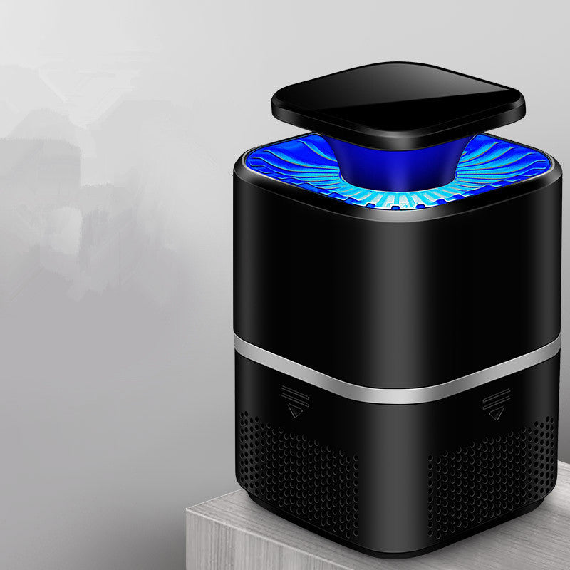 Photocatalyst UV Blue Light Mosquito Killer Lamp | USB Powered | Physical Trap | 150+ sqm Coverage | Chemical-Free | Safe for Baby & Family | Flagship Model | Black & White