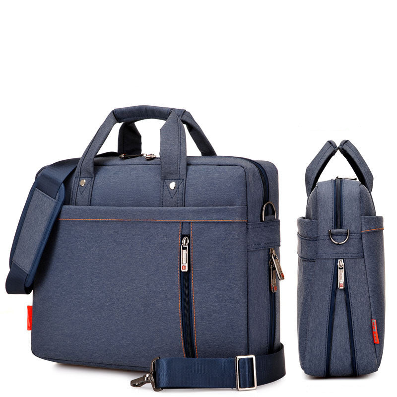 Multi-Functional Nylon Laptop Bag & Briefcase | 9 Compartments | 13"-17" | Shoulder Crossbody | 6 Colors