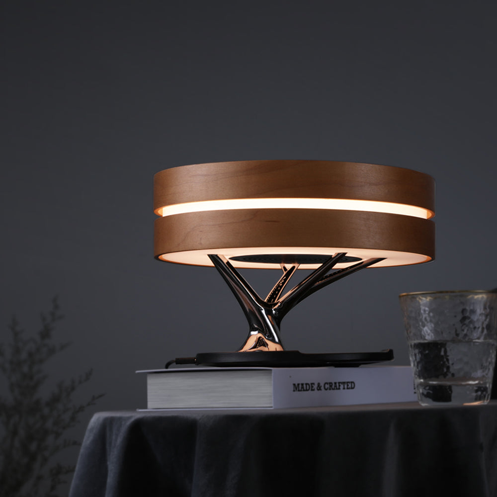 LZ-S2020 Smart LED Lamp | Bluetooth 5.0 Speaker, Wireless Charger, Dual Color Temp, USB-C, Living Room