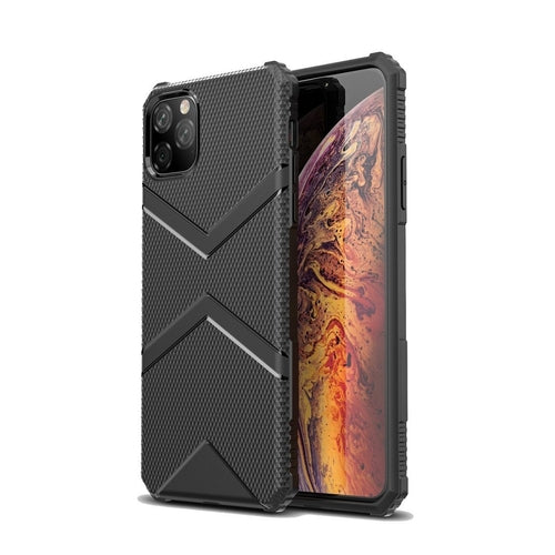 AMZER Diamond Design TPU Protective Case for iPhone 11 Pro Max - Black - SUNSHINE1504