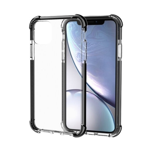 AMZER SlimGrip Hybrid Bumper Case for iPhone 11 Pro – Clear Black