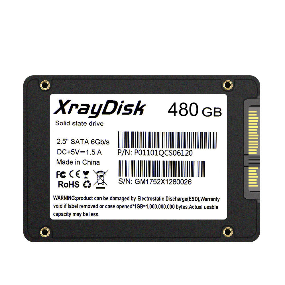 2.5" SATA3 Solid State Drive (SSD) | 550MB/s Read, TLC/QLC Flash | 60GB–512GB | Desktop & Laptop