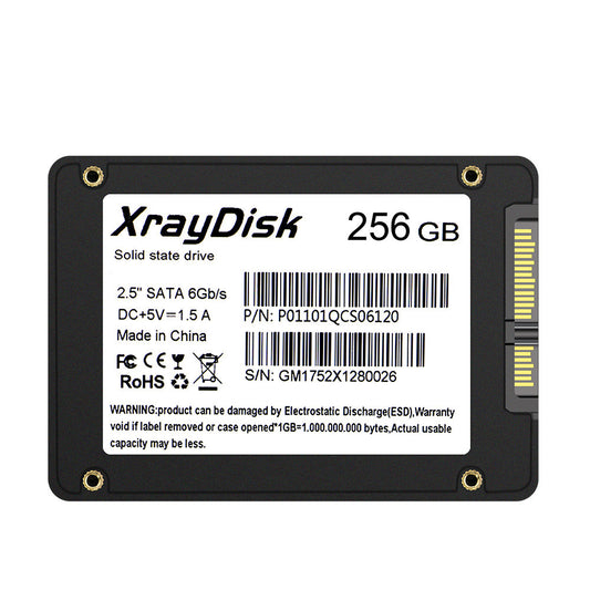 2.5" SATA3 Solid State Drive (SSD) | 550MB/s Read, TLC/QLC Flash | 60GB–512GB | Desktop & Laptop